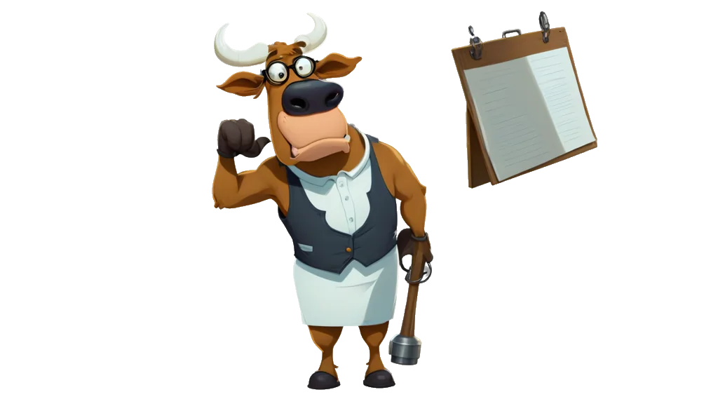 Mejores Cripto Casinos: The bull auditor, taking notes beside an old mechanical reel cabinet, back turned to it The bull auditor, taking notes beside an old mechanical reel cabinet, back turned to it